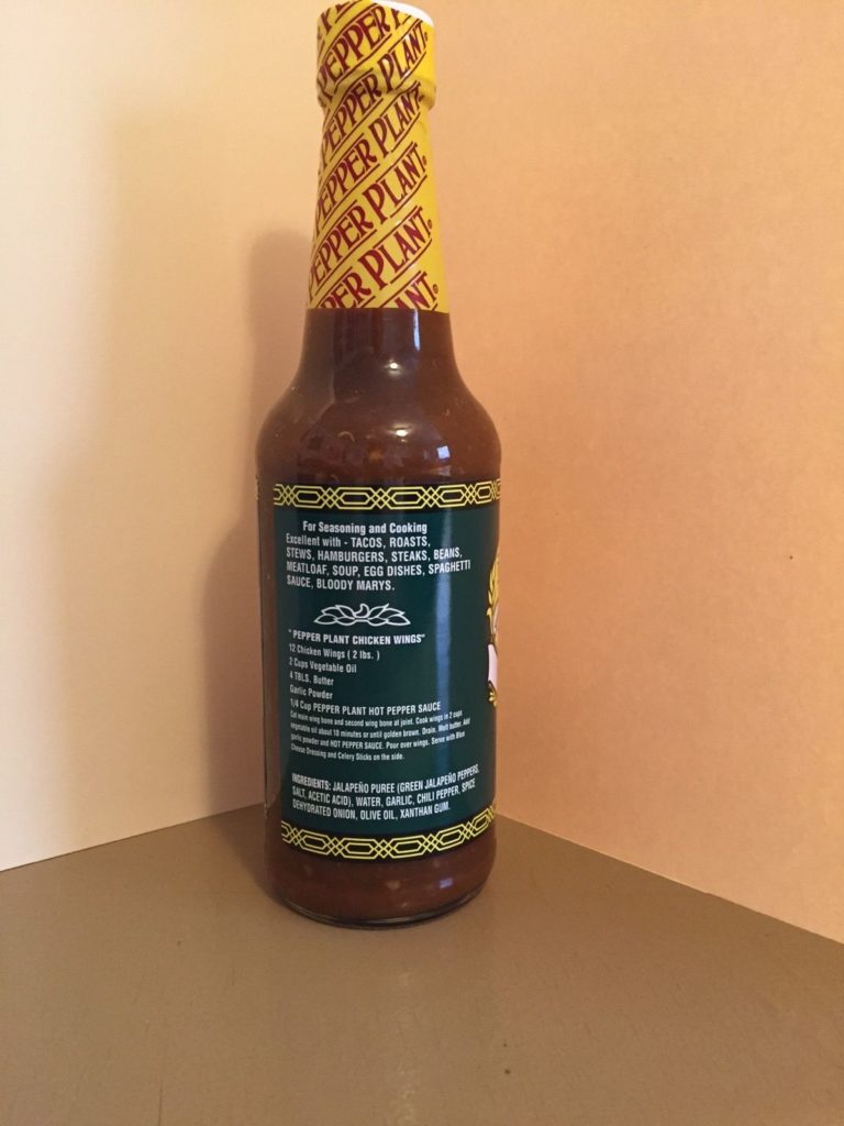 PEPPER PLANT CHUNKY GARLIC STYLE SAUCE 10oz Scorched Lizard Sauces