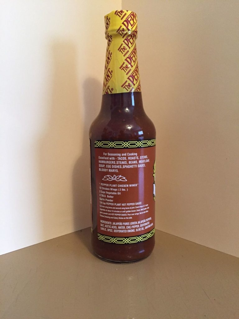 PEPPER PLANT ORIGINAL CALIFORNIA STYLE HOT SAUCE 10oz Scorched Lizard