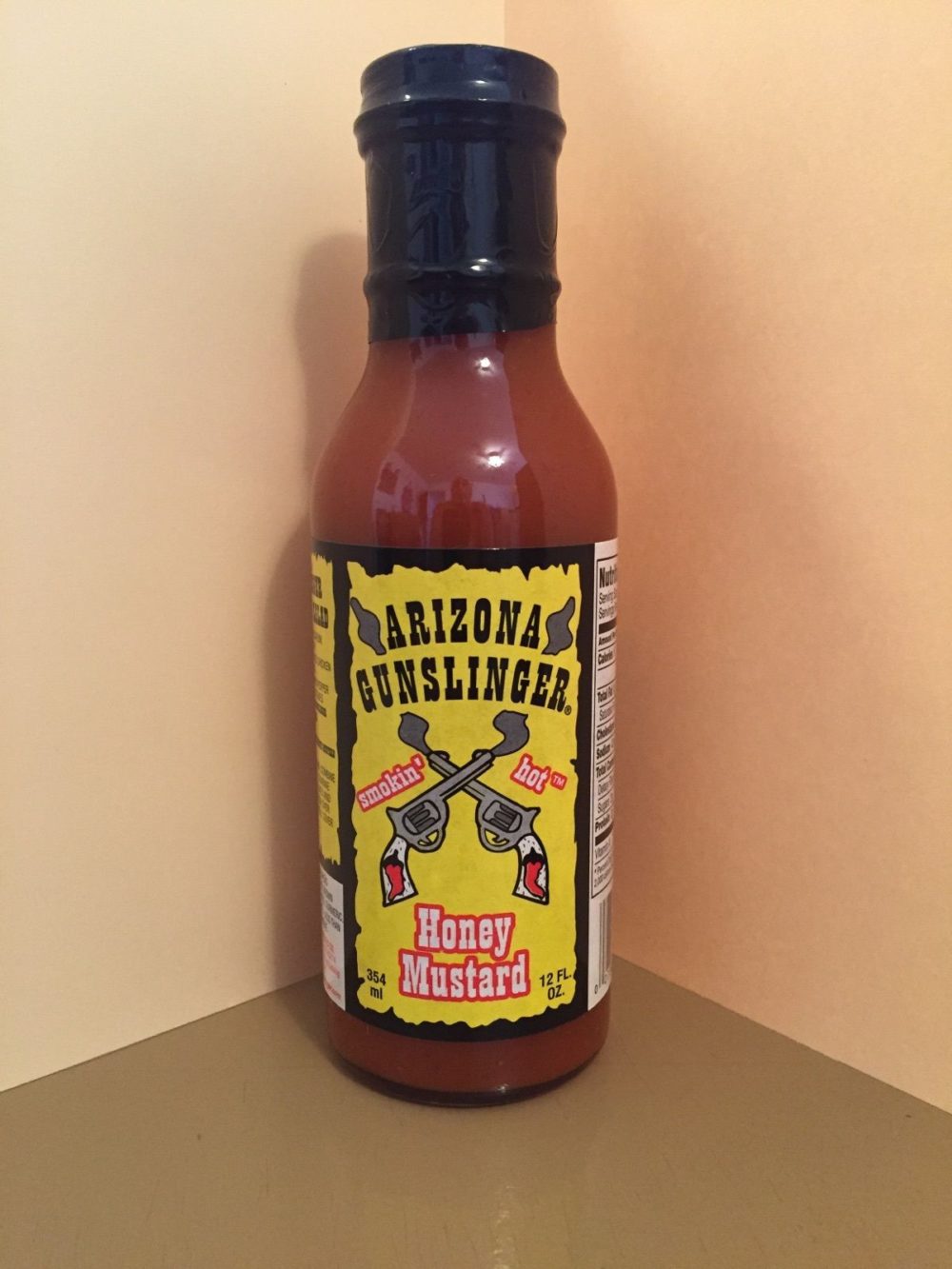 ARIZONA GUNSLINGER HONEY JALAPENO MUSTARD 12oz Scorched Lizard Sauces