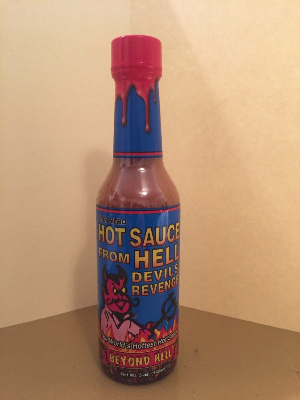 HABANERO HOT SAUCE FROM HELL DEVIL’S REVENGE 5oz – Scorched Lizard Sauces
