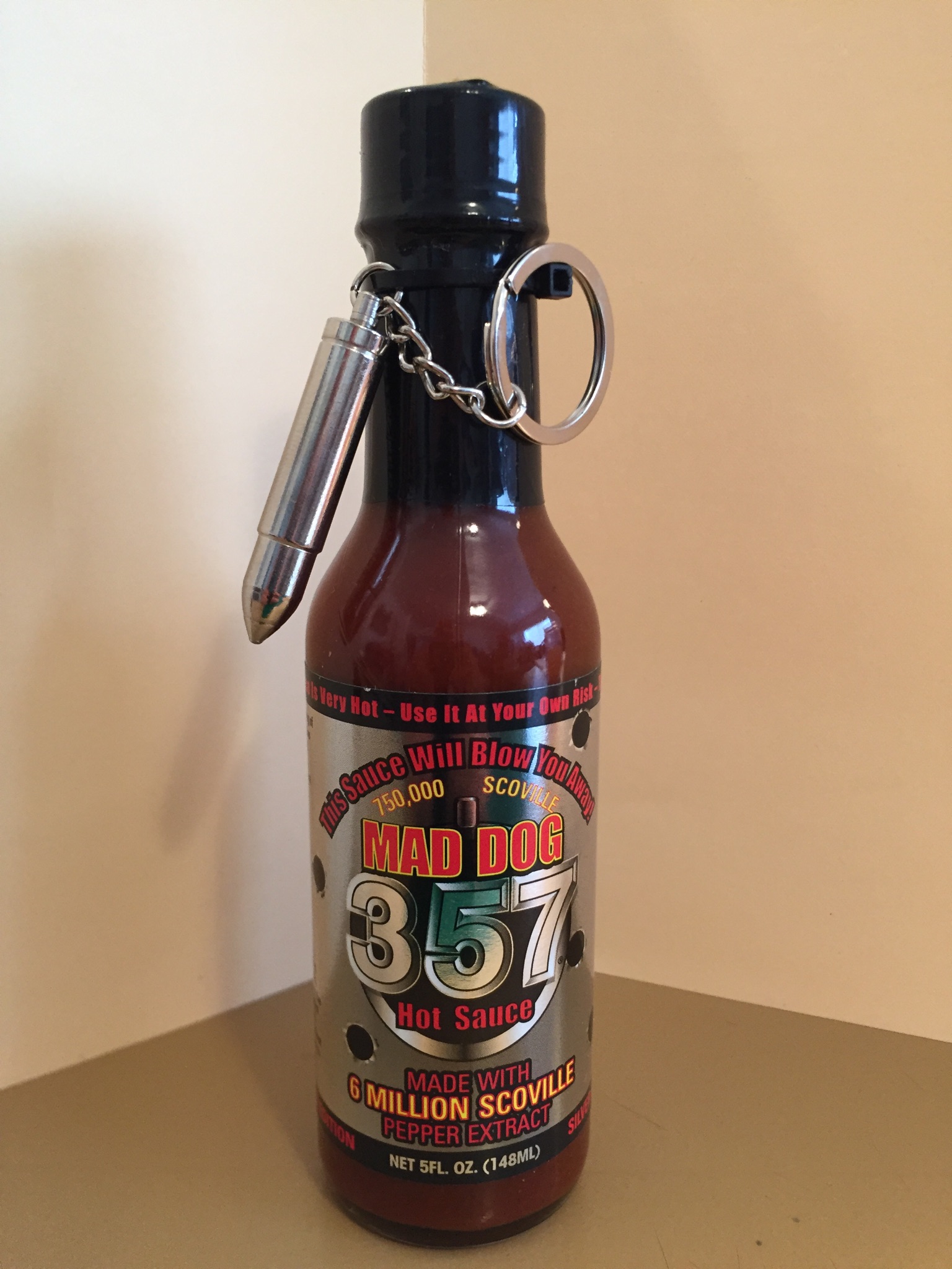 Mad Dog 357 Silver Edition Hot Sauce 750 000 Shu 5oz Scorched Lizard Sauces