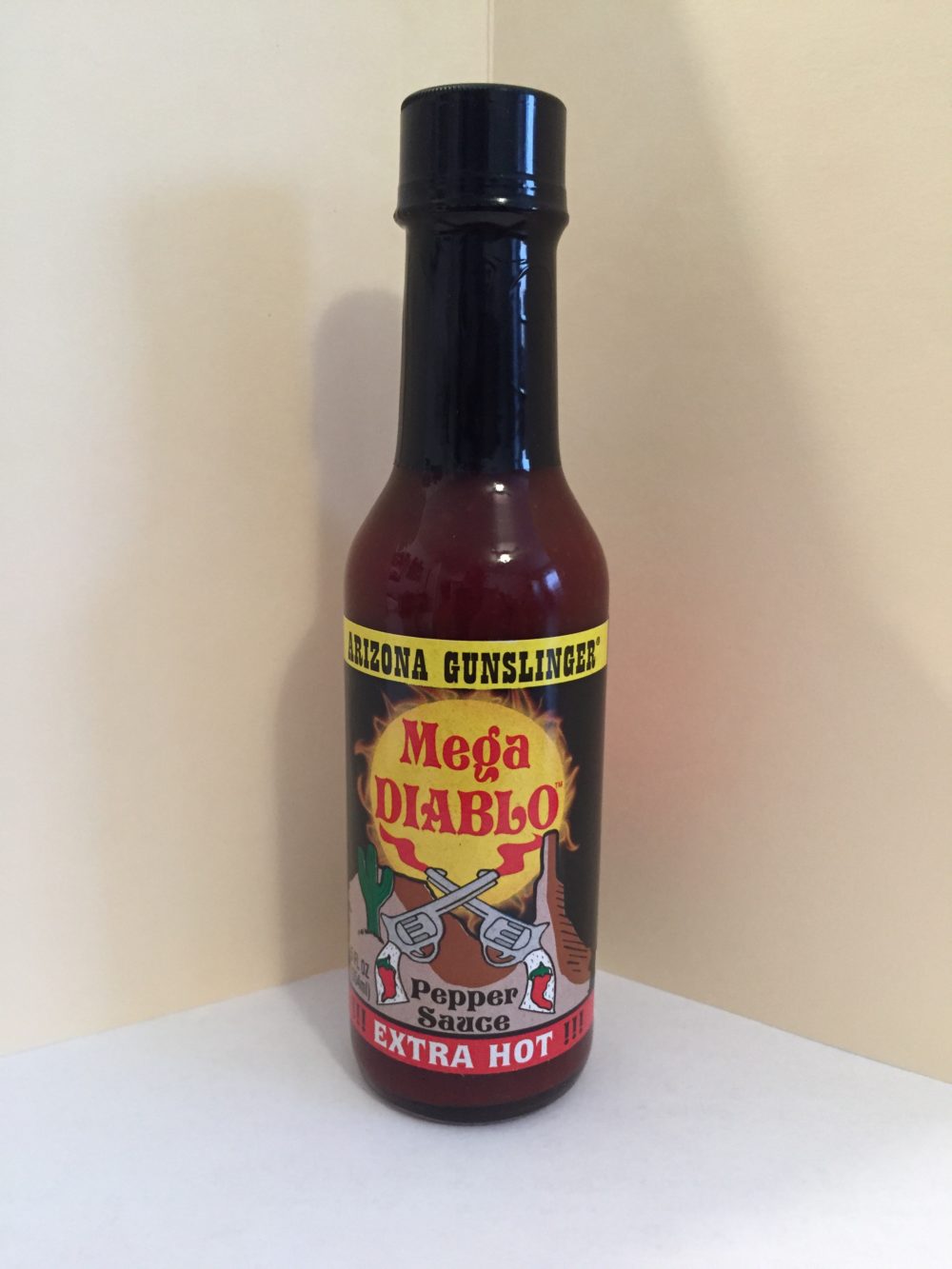 ARIZONA GUNSLINGER MEGA DIABLO EXTRA HOT SAUCE Scorched Lizard Sauces