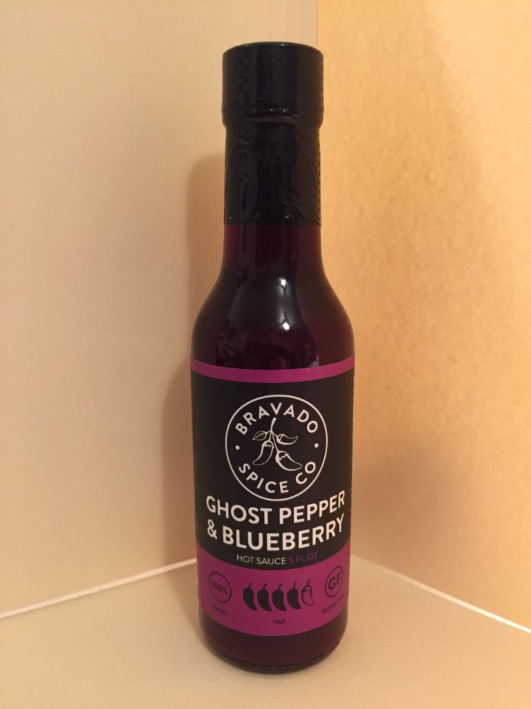 BRAVADO GHOST PEPPER & BLUEBERRY HOT SAUCE Scorched Lizard Sauces