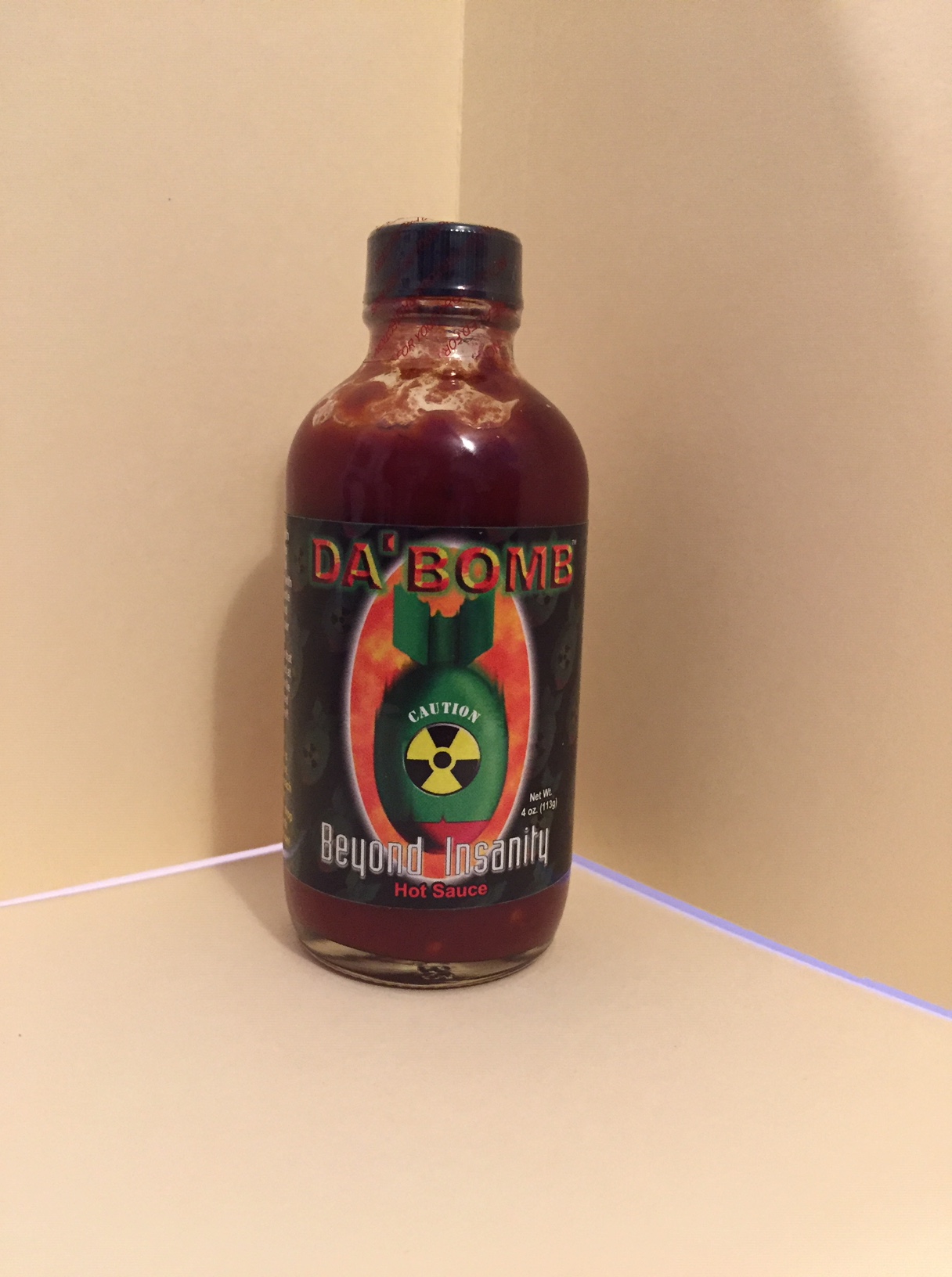 Da Bomb Beyond Insanity Hot Sauce, Bottle