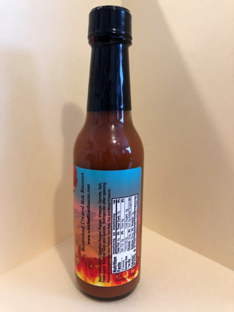 ATOMIC SCORCHED LIZARD CAROLINA REAPER HOT SAUCE 5 oz Scorched Lizard