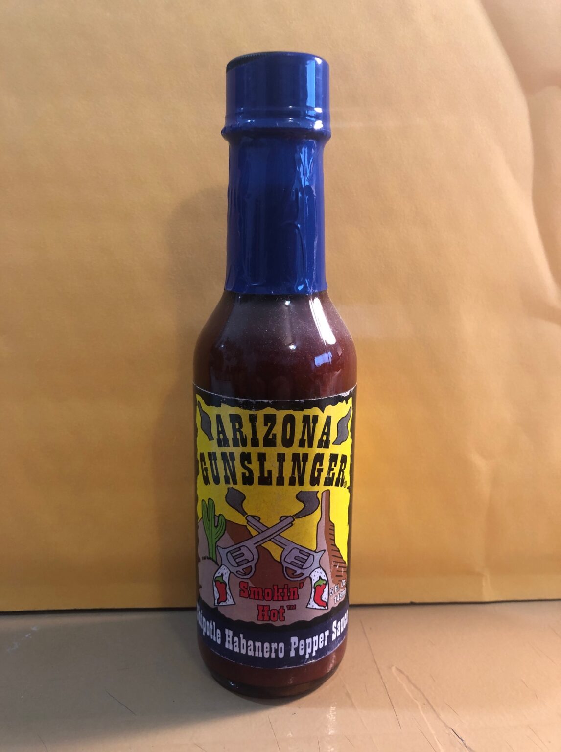 ARIZONA GUNSLINGER CHIPOTLE HABABERO PEPPER SAUCE 5OZ Scorched Lizard